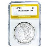 1878-S Morgan Silver Dollar PGA BU