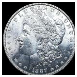 1887 Morgan Silver Dollar UNCIRCULATED