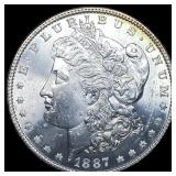 1887 Morgan Silver Dollar CHOICE BU