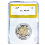 1937 Buffalo Nickel PGA MS65