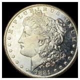 1881-S PL Silver Morgan Dollar GEM BU