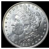 1887 Morgan Silver Dollar GEM BU