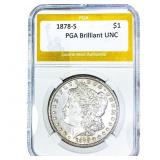 1878-S Morgan Silver Dollar PGA BU