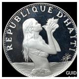 19763 Haiti Silver 50 Gourdes Proof