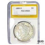 1889-O Morgan Silver Dollar PGA MS63