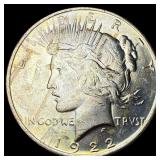 1922 Silver Peace Dollar CHOICE BU