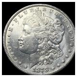 1878 Silver Morgan Dollar LIGHTLY CIRCULATED