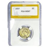 1937 Buffalo Nickel PGA MS67