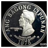 1975 Philippines Silver 50 Piso Proof