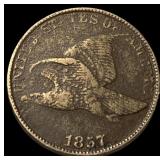 1857 Flying Eagle Cent NEARLY UNCIRCULATED