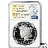 2023-S Silver Peace Dollar NGC PF70 Ultra Cameo