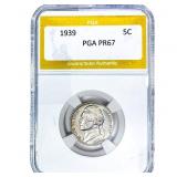 1939 Jefferson Nickel PGA PR67