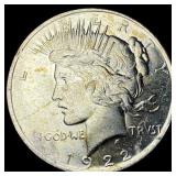 1922 Silver Peace Dollar GEM BU