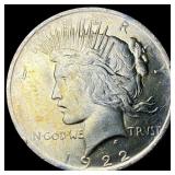 1922 Silver Peace Dollar GEM BU