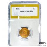 1907 Indian Head Cent PGA MS66 RD