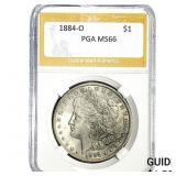 1881-S Morgan Silver Dollar PGA MS66