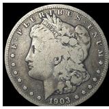 1903-S Silver Morgan Dollar NEARLY UNCIRCULATED