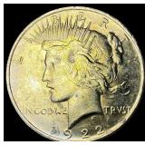 1922 Silver Peace Dollar CHOICE BU