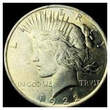 1922 Silver Peace Dollar GEM BU