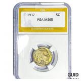 1937 Buffalo Nickel PGA MS65