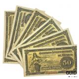 [6]1915 Mexico Fractional Currency 50 Centavos