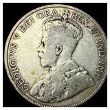 1916 Canada Silver 50 Cents CLOSELY UNCIRCULATED