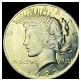 1923 Silver Peace Dollar GEM BU