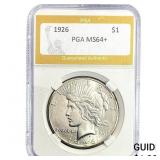 1926 Silver Peace Dollar PGA MS64+