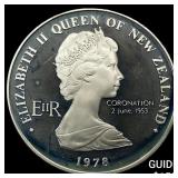 1978 New Zealand SIlver Dollar Proof