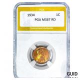 1934 Wheat Cent PGA MS67 RD