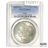 1885-CC Morgan Silver Dollar PCGS MS63 GSA