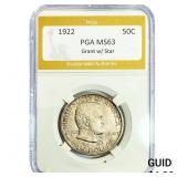 1922 Grant Half Dollar PGA MS63 With Star
