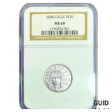 2004 1/4oz Platinum Eagle $25 NGC MS69