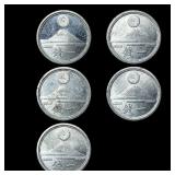 [5 Coins] Japan WWII Sen
