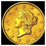 1851 Gold $1 Type 1 CLOSELY UNCIRCULATED