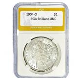 1904-O Morgan Silver Dollar PGA Brilliant UNC