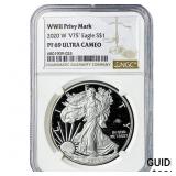 2020-W Silver Eagle NGC PF69 Ultra Cameo