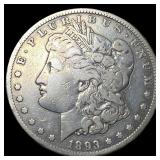 1893-S Silver Morgan Dollar NEARLY UNCIRCULATED