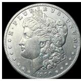 1890-CC Silver Morgan Dollar NEARLY UNCIRCULATED