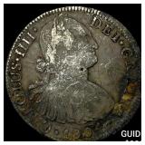 1804 Colonial Spain Silver 8 Reales NEARLY UNCIRCU