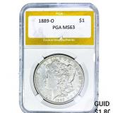 1889-O Morgan Silver Dollar PGA MS63