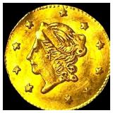 1870 Gold Half Dollar California Fractional Token