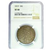 1819 Capped Bust Half Dollar NGC XF40