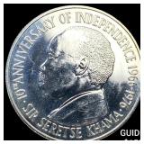 1976 Botswana Silver 5 Pula