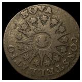 1785 Small Date Point Rays Nova Constellatio Coppe