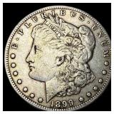1899 Micro O Morgan Silver Dollar ABOUT UNCIRCULAT