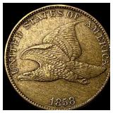 1858 Copper-Nickel Flying Eagle Cent CHOICE AU