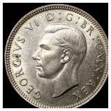 1945 Great Britain Silver 1 Shilling HIGH GRADE