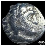 Macedonian Alexander III Silver Drachm NEARLY UNC