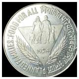 1974E India Silver 50 Rupees